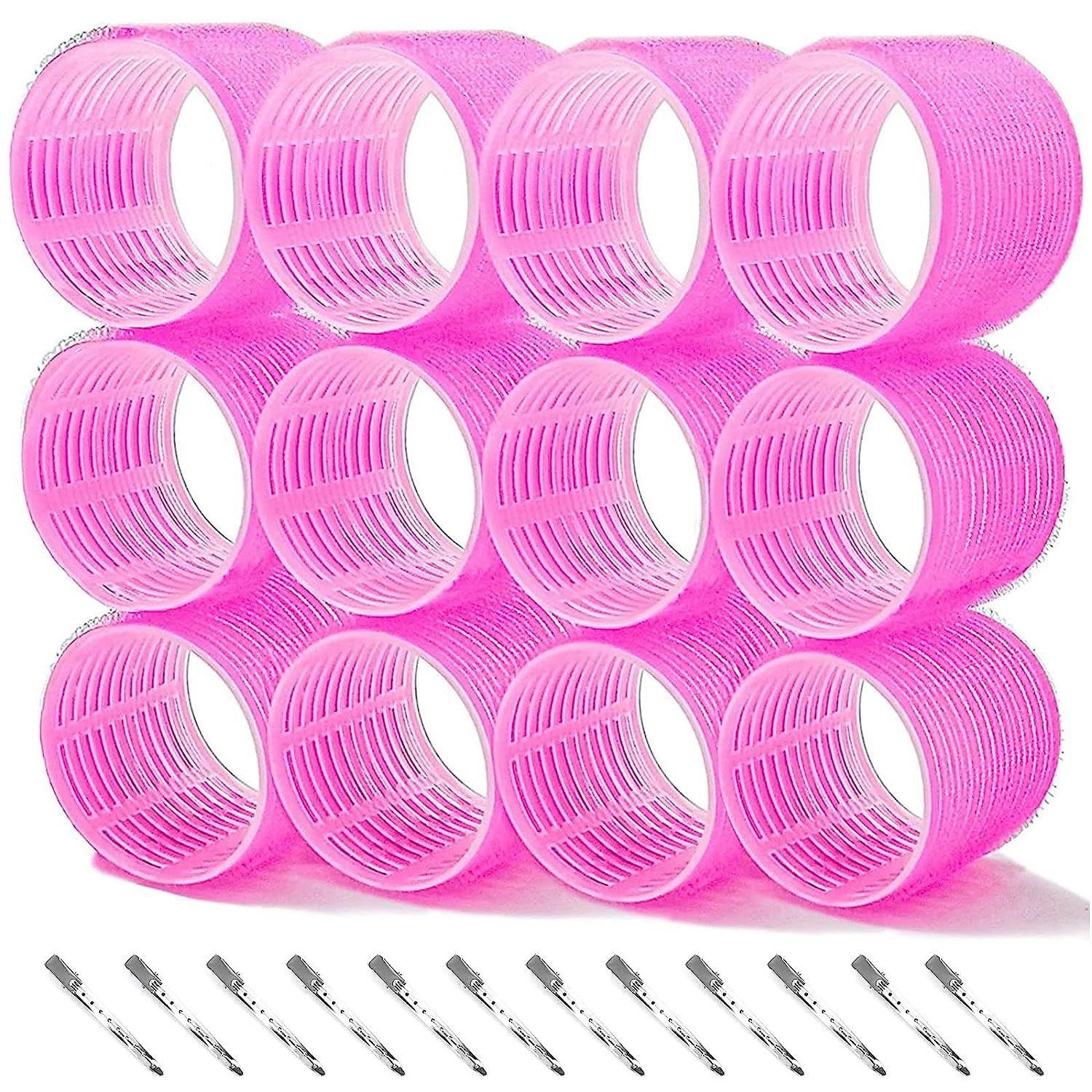 Amazon Hot Selling Curly Hair Artifact Air Bangs Curly Hair Roller Eight-character Lazy Pear Hair Roller Self-adhesive Hair Roller