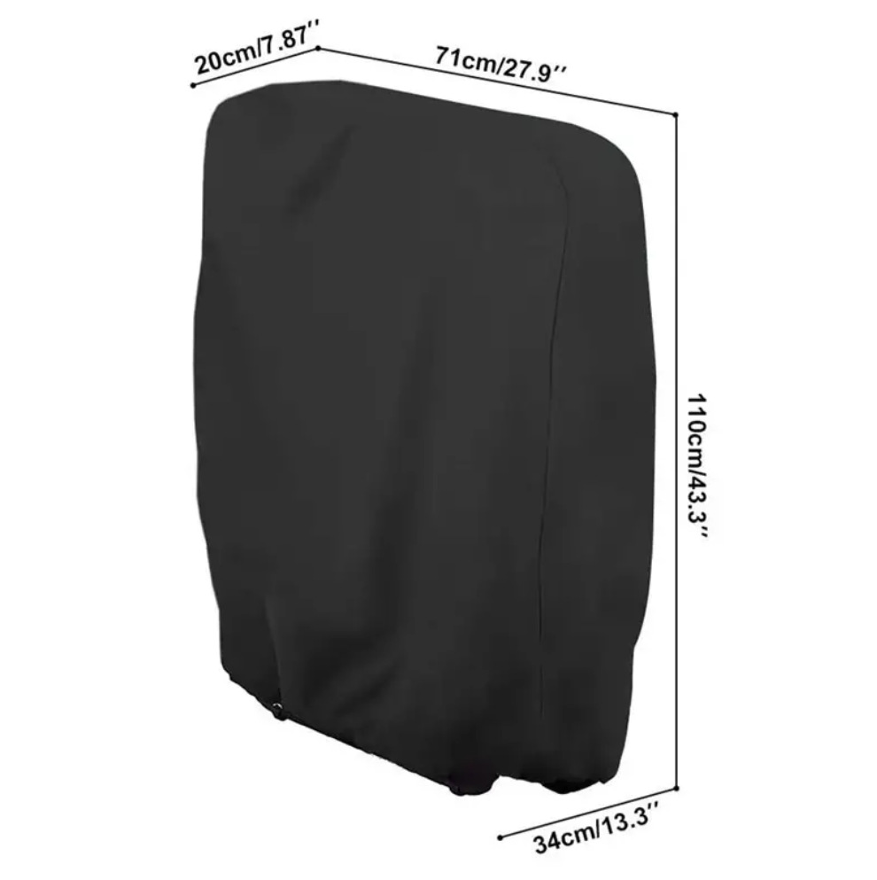 Waterproof and dustproof all-weather folding chair cover upgrade your Patio furniture rainproof sunscreen TEMU hot sale