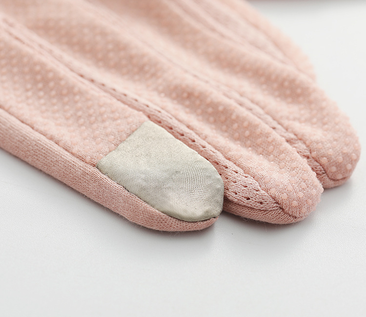 Guanti da guida con protezione solare, estivi, sottili, in cotone, resistenti ai raggi UV, traspiranti, antiscivolo, corti, per equitazione, all'aperto, per donne_voghion.com