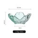 Transparent Cherry Blossom Dish (Gradient Green)