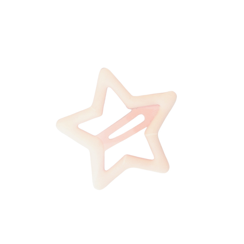 y2k Dopamine Color Pentagonal Star Small Hairpin Children's Headwear Children's Cute Bangs Side Shattered Hairpin