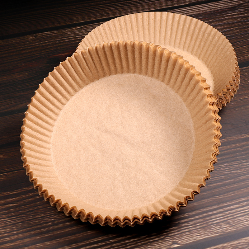 Factory wholesale air fryer special paper oil-proof paper oil-absorbing tray paper holder round oven high temperature baking paper
