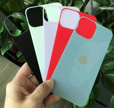 Suitable for Apple 6/7Plus screen printing rear film iPhone XR/X tempered glass rear film 11Pro color rear sticker