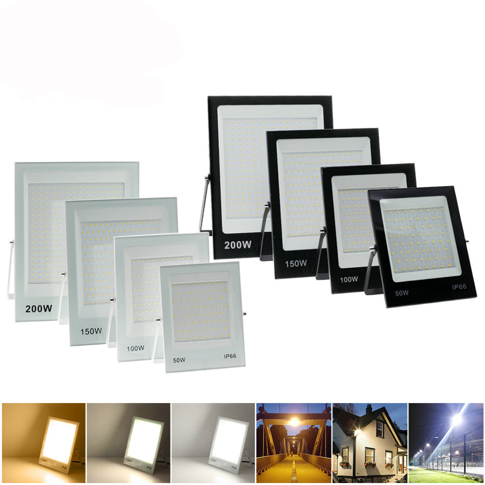 Foreign trade cross-border new LED flood light 10W 50W 100W 150W flood light full power warranty for two years
