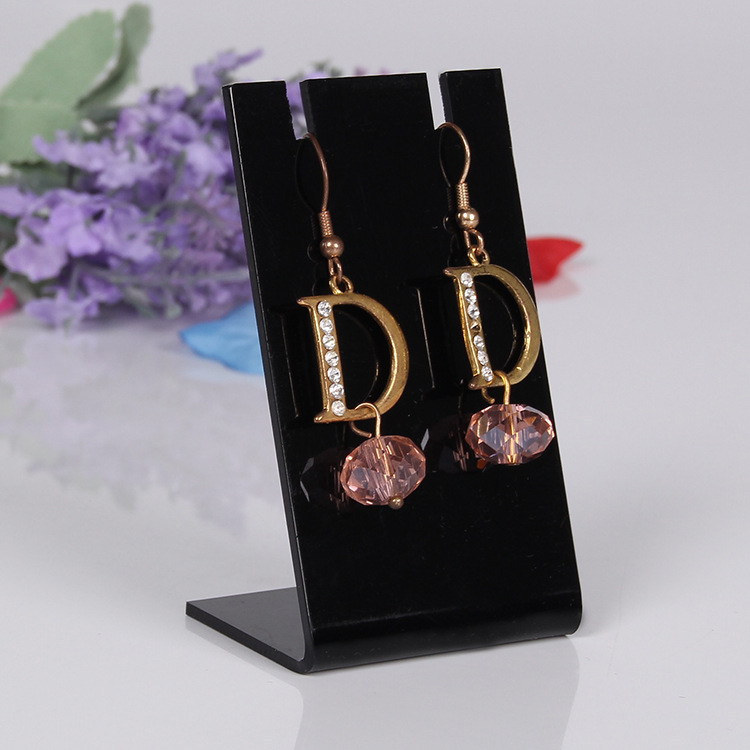 Acrylic display stand earrings display Jewelry earrings bracelet anklet display stand L-shaped display stand counter display stand