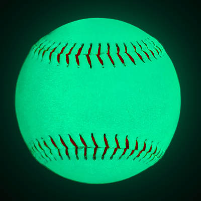 Amazon popular 9inch luminous baseball luminous baseball night training Baseball cork core printable logo