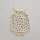ins Korean Style Baby Baby Sling Printed Plaid Jayshirt Newborn Summer Thin Vest Triangle Climbing Suit