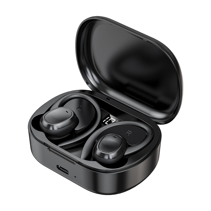 Shenzhen Digital Private Model Ear-hanging Bluetooth Headset Wireless In-ear Long Endurance Cross-border Explosions Source Manufacturer