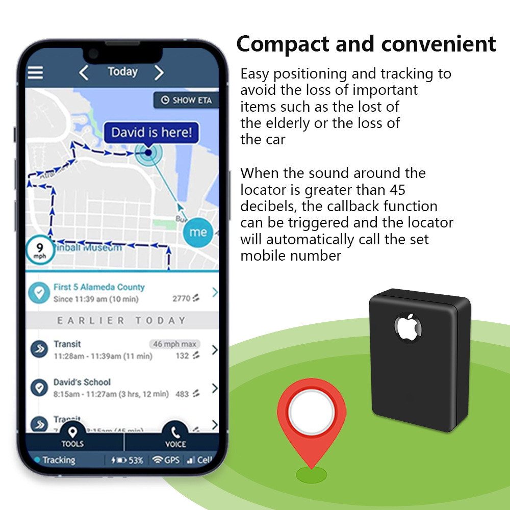 n9 locator voice-activated callback anti-loss device car anti-theft tracker elderly child monitor N9 anti-loss device