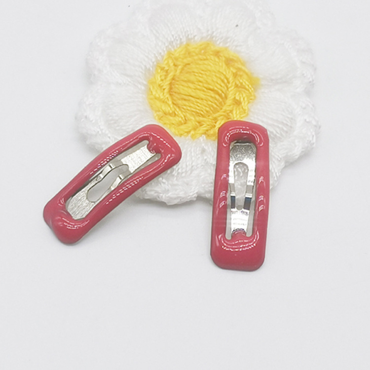 Korean mini pet hair accessories hair clip DIY small jewelry accessories hair clip oil drop BB Clip 2cm color drop clip