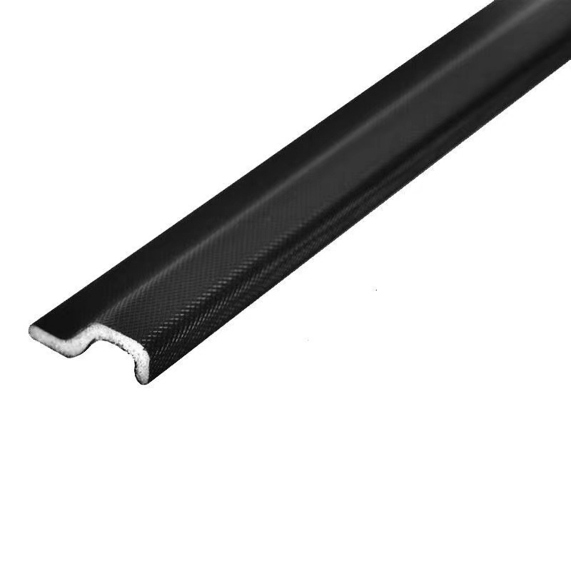Casement window sealing strip windproof thermal plastic steel window sealing strip coated self-adhesive foam S-shaped door and window adhesive strip