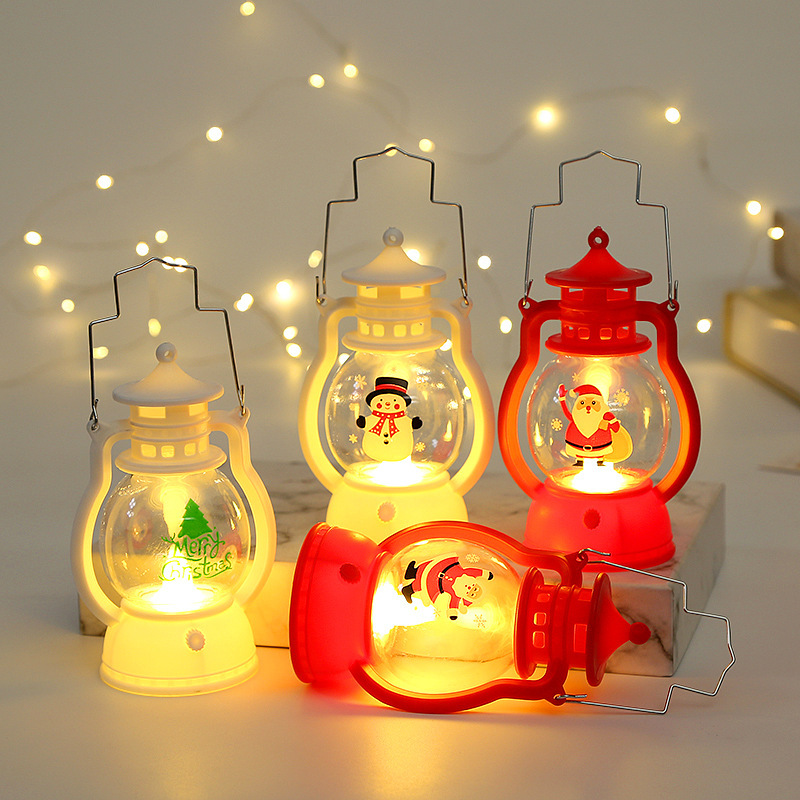 創意的なクリスマスの夜灯の手提げ飾りランプのデスクトップの置物の子供の小学生のクリスマスプレゼントの賞品|undefined