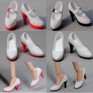 1\6 points toy doll FR collector's edition ST supermodel yoga fat shoes 30cm tiptoe simulation high heels
