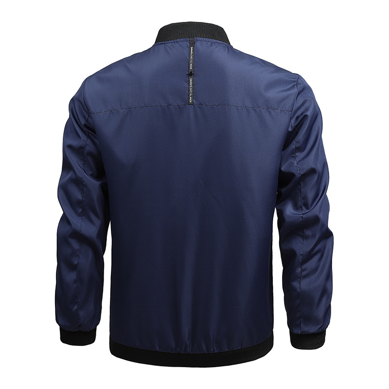 New cross-border foreign trade casual jacket men's Amazon factory direct spring and autumn casual solid color men's jacket men