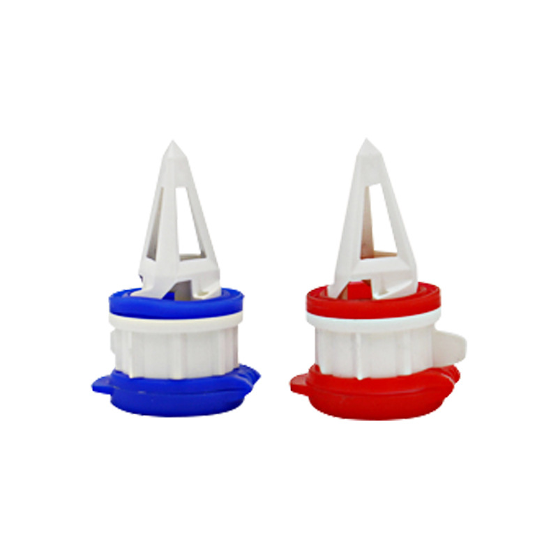 Creative boxed drink deflector with lid anti-spill sealing milk drink extension mouth with lid drainage device 2 PCs