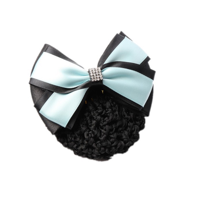 Hotel Attendant Head Flower Korean Telecom Mobile Stewardess Nurse Bank Net Flower Tooling Hair Net Pocket Headwear
