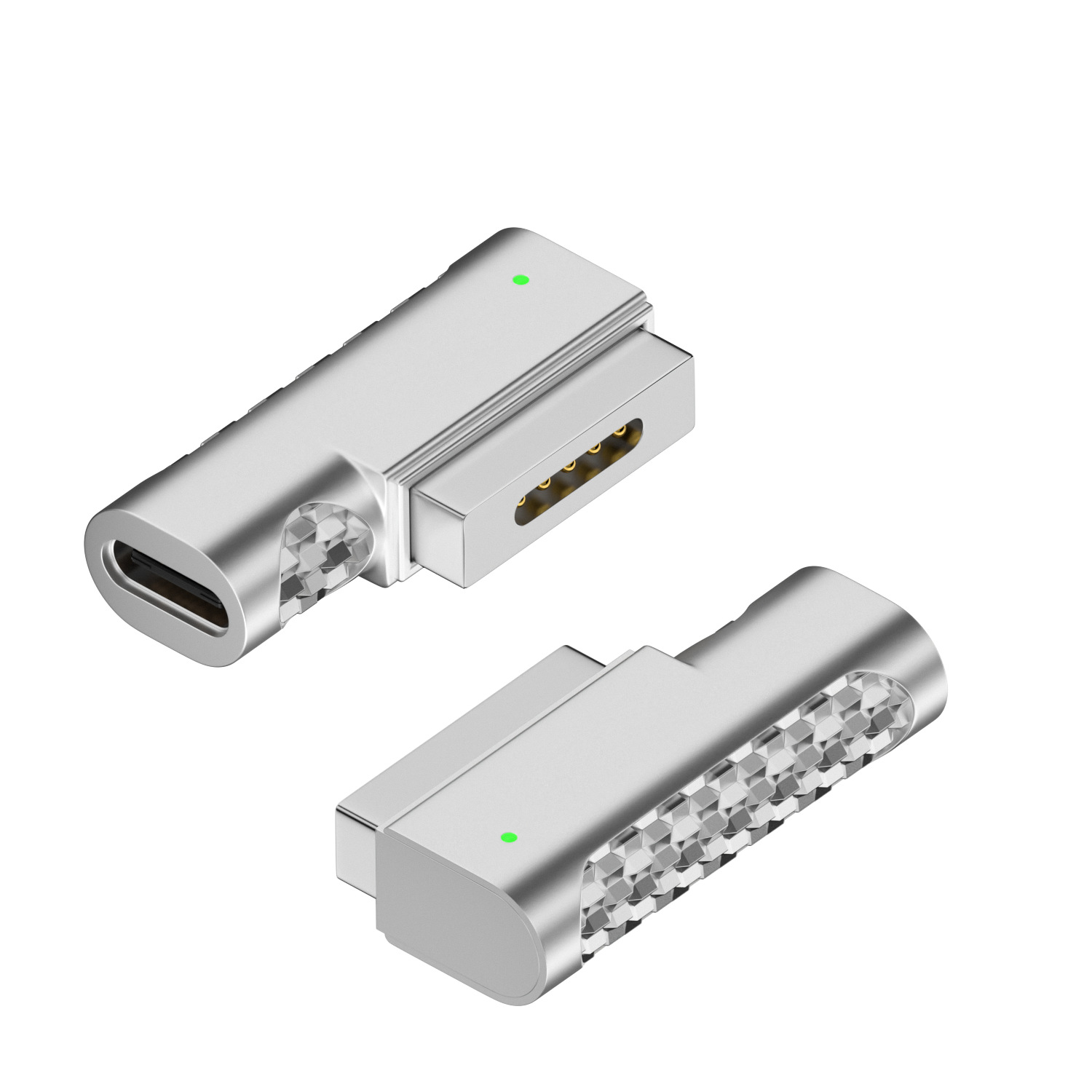 Suitable for macbook computer new T-head zinc alloy adapter type c female to magsafe2 adapter