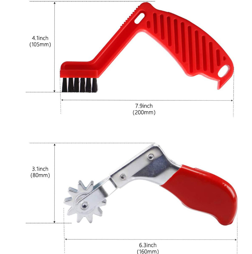 Cross-border polishing pad cleaning tool 2 pieces Amazon hot sale wool grinding wheel knife car waxing sponge cleaning brush
