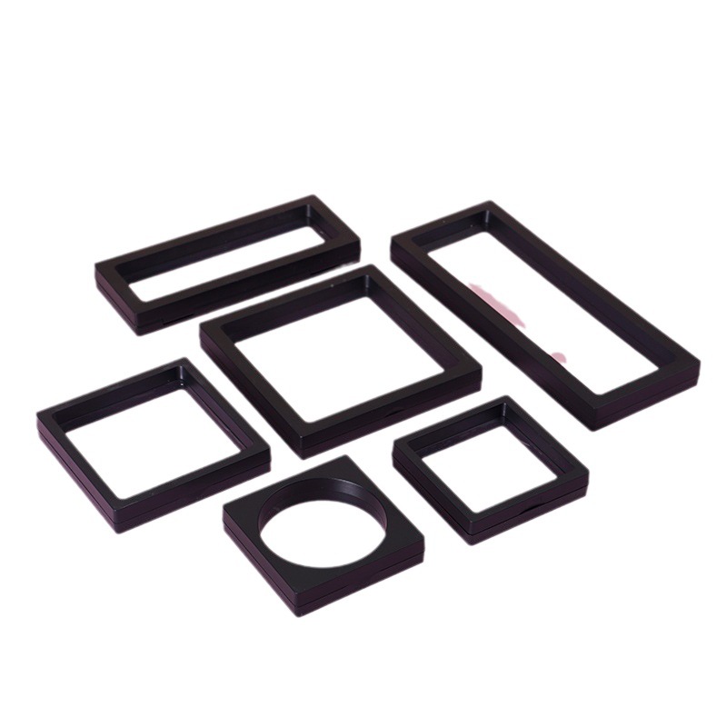 In stock PE film suspension box film box jewelry packaging box wholesale small items bracelet jewelry storage box transparent