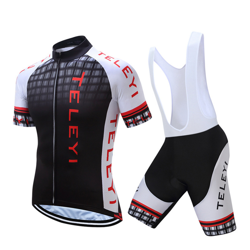 TELEYI cycling suit suit hot selling cycling suit bicycle racing suit short sleeve cycling suit M2