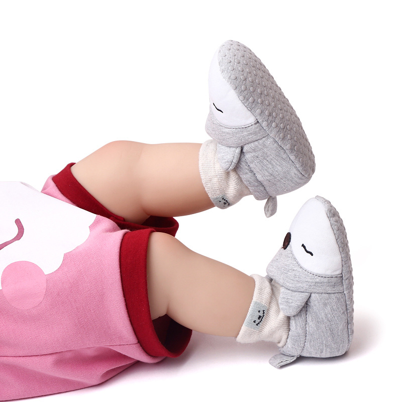 0-1 Year Old Baby Shoes Stereo Ears Cartoon Toddler Shoes Spring and Autumn Animal Baby Soft Sole Baby Shoes Step Front Shoes