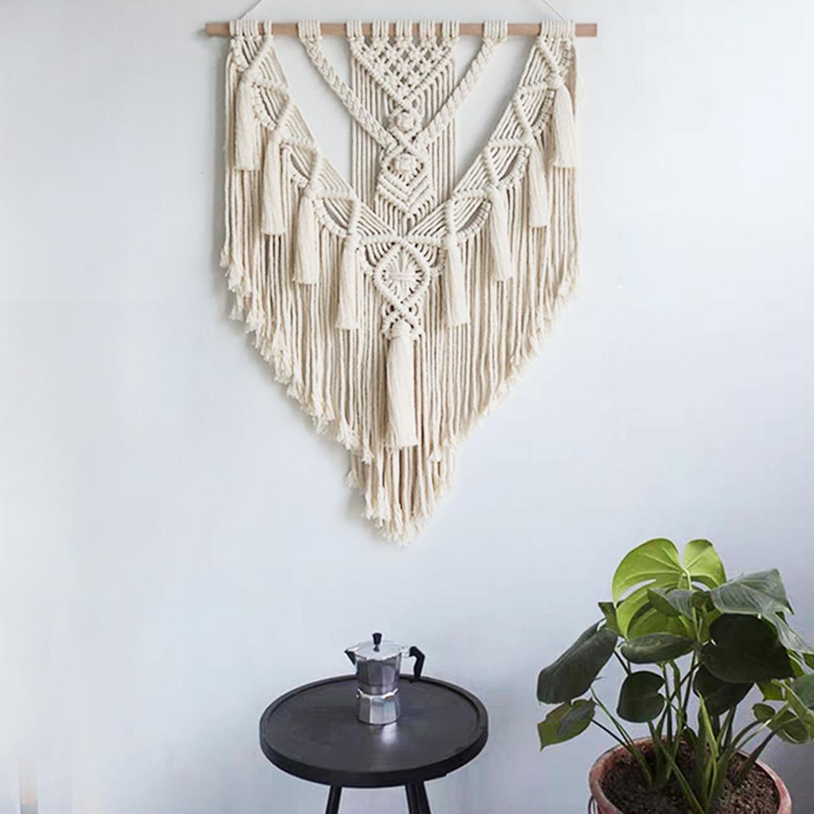 New bohemian style hand-woven tapestry tassel wall decoration B & B decoration