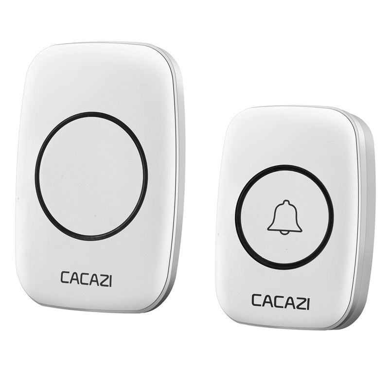 Wireless doorbell home remote control caller intelligent communication doorbell foreign trade set European and American British and Australian plug