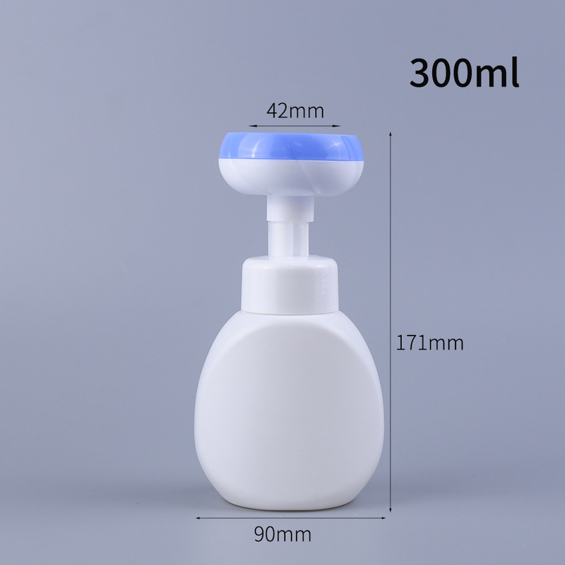 300mlの花の泡の手洗いの液体のムースの泡のムースのプッシュ式のポンプの子供の手洗いの液体の泡立ての瓶|undefined
