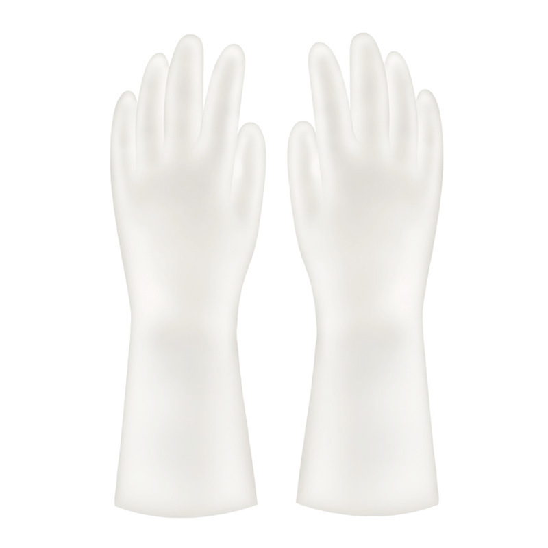 Dishwashing gloves women's durable household kitchen latex thickened cleaning artifact household laundry rubber leather waterproof