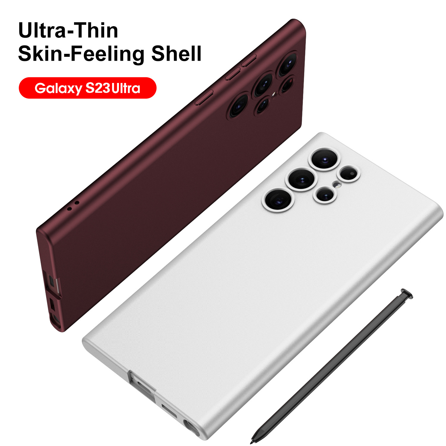 For Samsung S23ultra mobile phone case S23 liquid shell skin feeling silicone protective case s23plus all-inclusive anti-drop