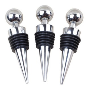 Practical new plastic silver-plated wine stopper wine stopper wine stopper wine stopper 6 Silk wine stopper factory direct supply