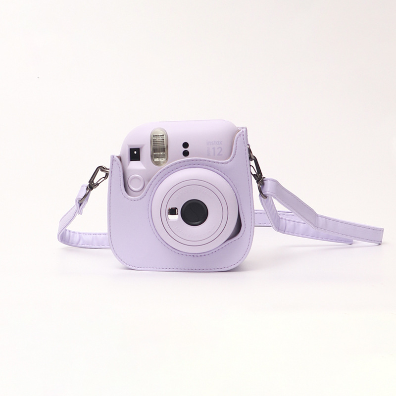[Factory stock supply] polo MINI12 solid color retro camera bag INSTAX solid color camera bag