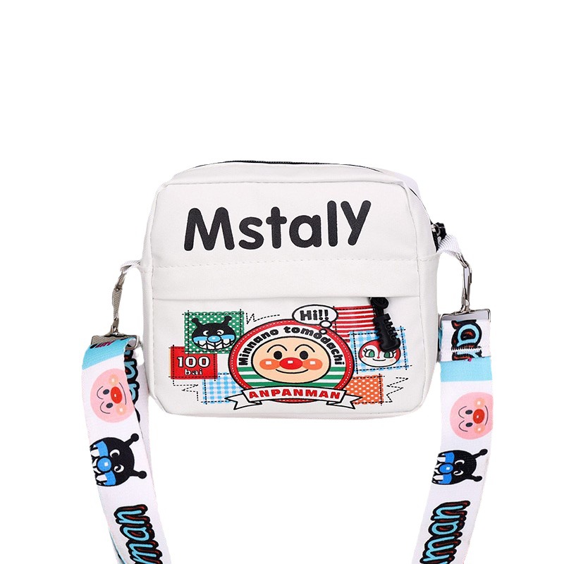 Cartoon Printed PU Mobile Phone Bag Women's 2023 Autumn Street Fashion Shoulder Crossbody Bag Fashionable All-match Crossbody Bag