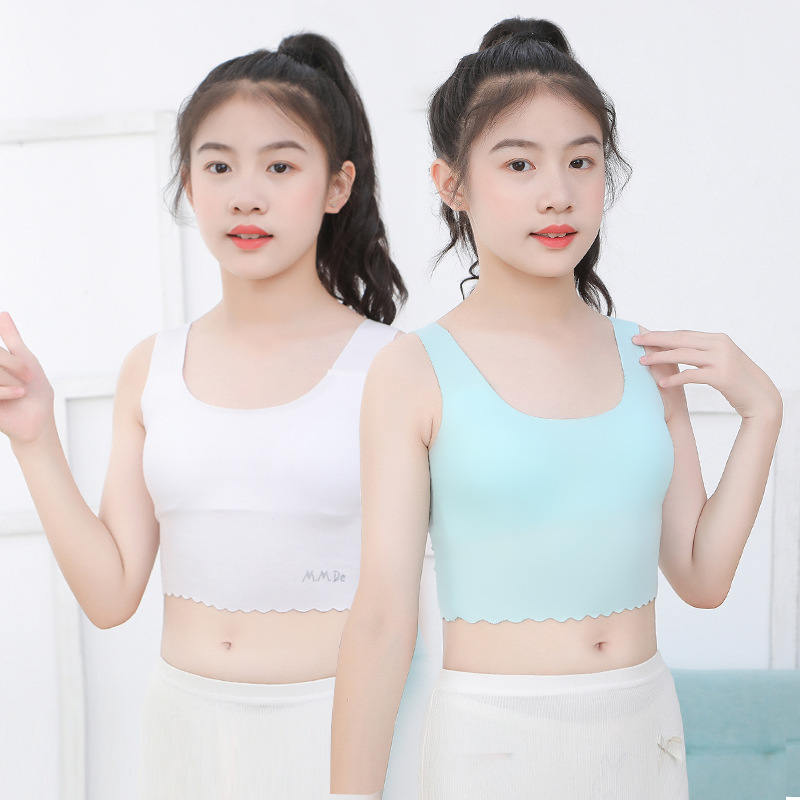 Student Girl development period camisole comfortable breathable girl junior high school wireless Underwear Female Factory wholesale