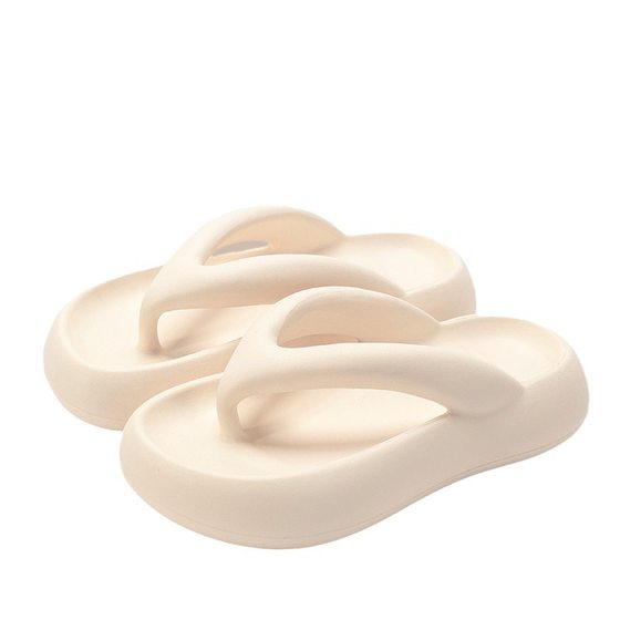 Women's summer home eva thick-soled soft-soled home non-slip deodorant slippers men's height increasing cross-border