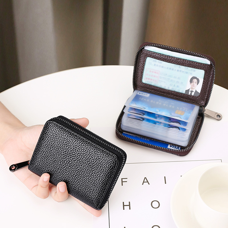 Multi-functional men's wallet large capacity anti-degaussing anti-theft brush Taobao explosive card package integrated men's and women's driver's license package