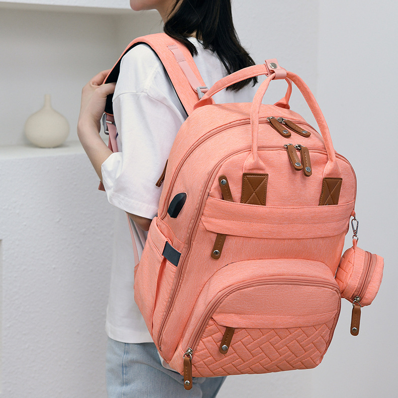 Cross-border wholesale new multi-functional Mummy bag portable bag just-in-time bag Baoma backpack large capacity mother and baby bag