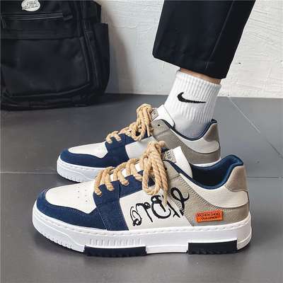 Men's Shoes Autumn 2024 New Student Trendy All-match Sports Trendy Shoes Summer Niche Design Japanese Casual Board Shoes