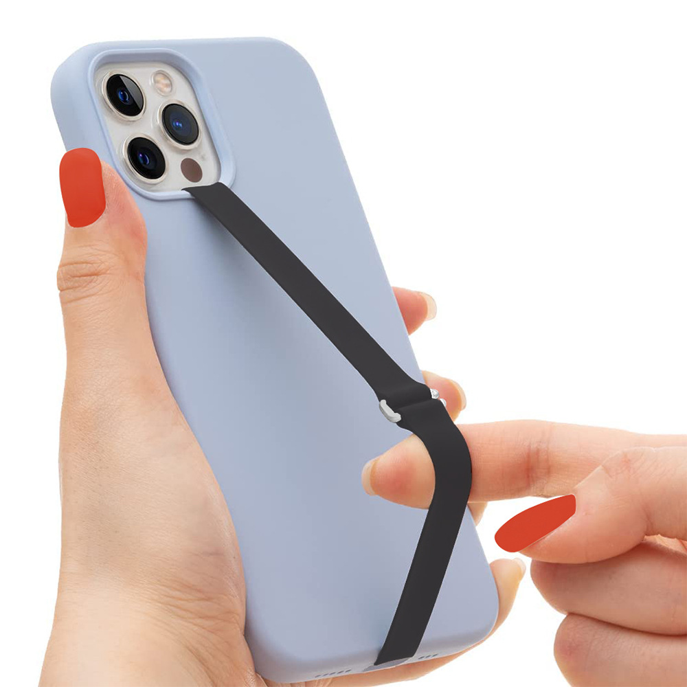 2022 New Simple Modern Mobile Phone Case Silicone Lanyard Mobile Phone Case Wrist Strap Silicone Stretch Rope
