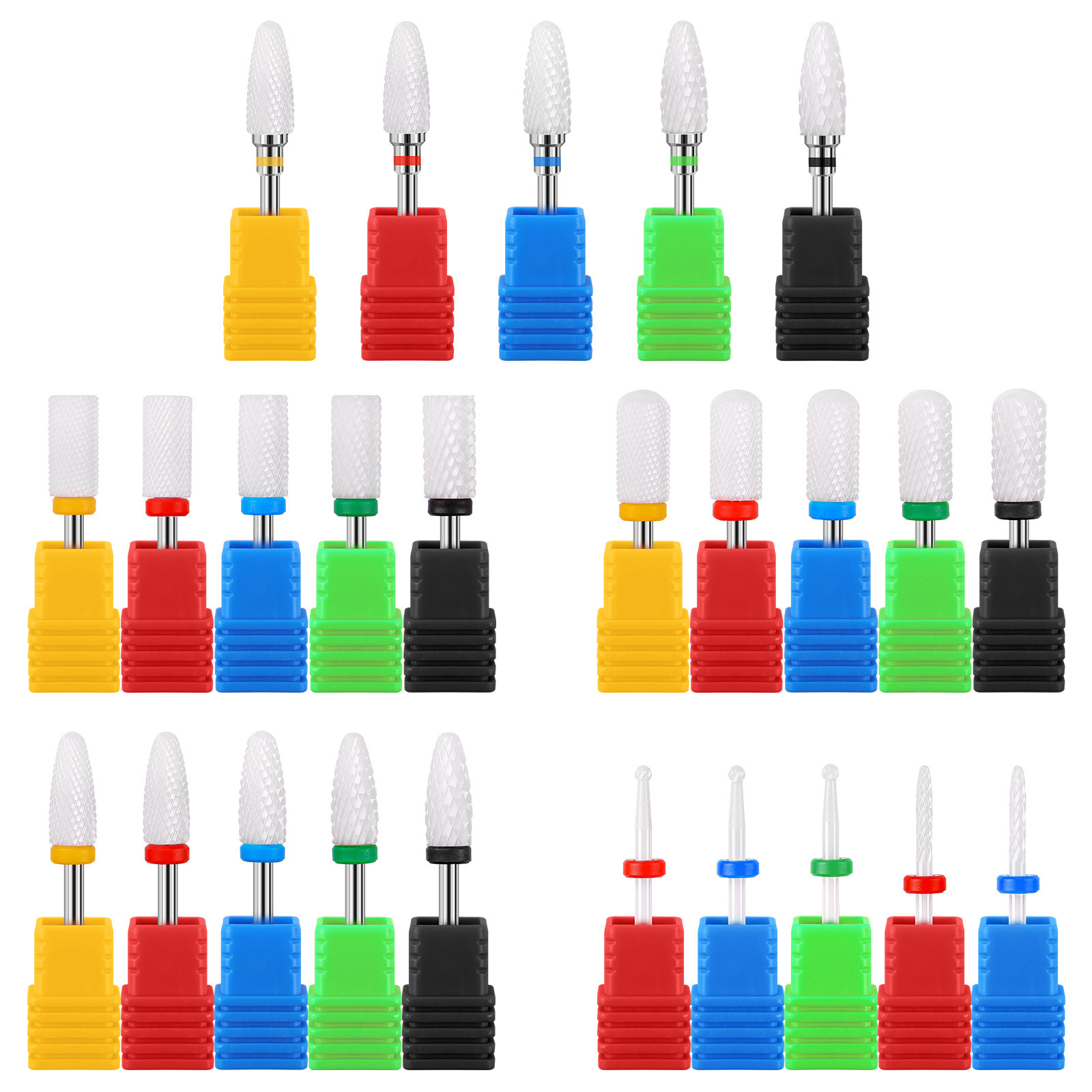 Nail Corn Ceramic Sanding Head Single Bullet Nail Sanding Machine Replacement Head Armor Remover Tool