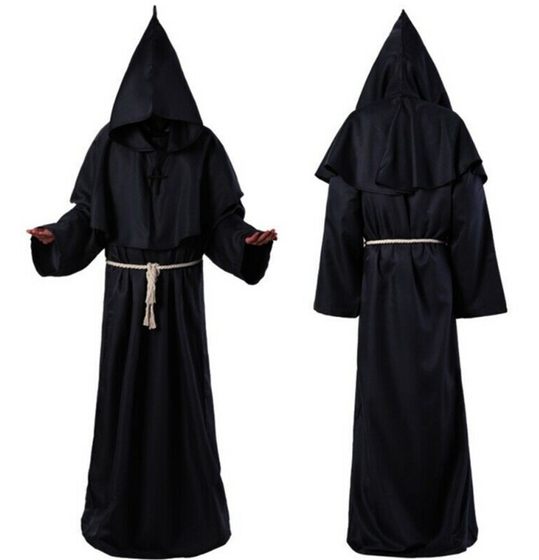 Halloween cosplay Costume Costume Medieval Monk's Costume Wizard's Costume Priest's Costume