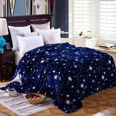 2024 New Gift Blanket Thickened Flannel Blanket Warm Flannel Small Blanket Nap Coral Bed Sheet Quilt