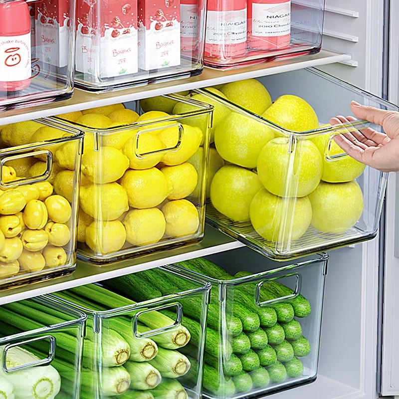 Refrigerator Storage Box Food Grade Drawer Type Fresh-keeping Box Special Food Vegetable and Fruit Storage Box