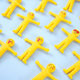 Vent yellow villain decompression toy mini pull stretch yellow man pinch music children's toy gift wholesale