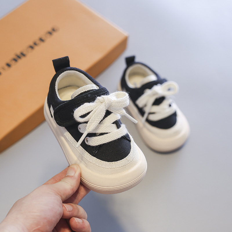 Children's Canvas Shoes Autumn New Boys' Cloth Shoes Soft-soled Casual Children's Shoes Girls' Board Shoes Baby Ugly Cute Shoes Trendy
