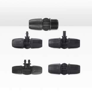 Factory Direct supply 812 wool pipe joint 4/7 tee joint garden irrigation automatic watering watering device drip irrigation joint