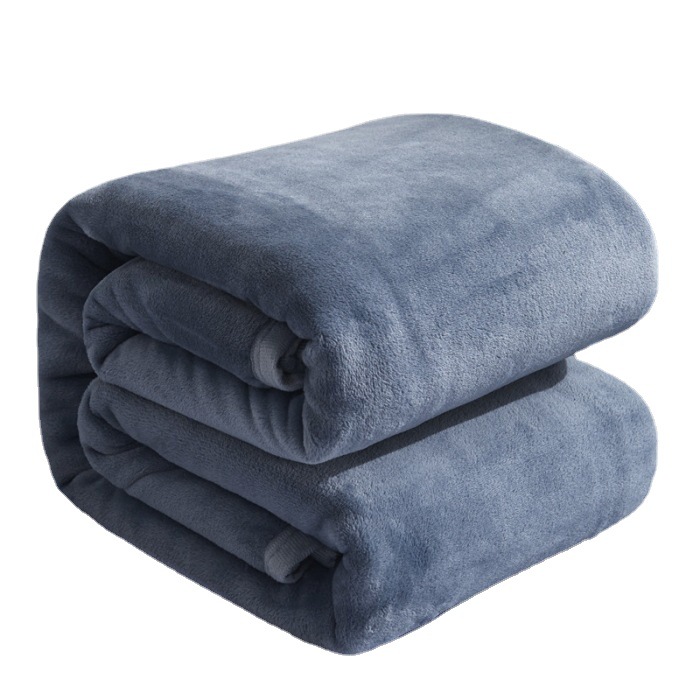 Double-sided Flannel Blanket Sheet Winter Thickened Student Dormitory Blanket Office Leg Cover Nap Air Conditioning Blanket