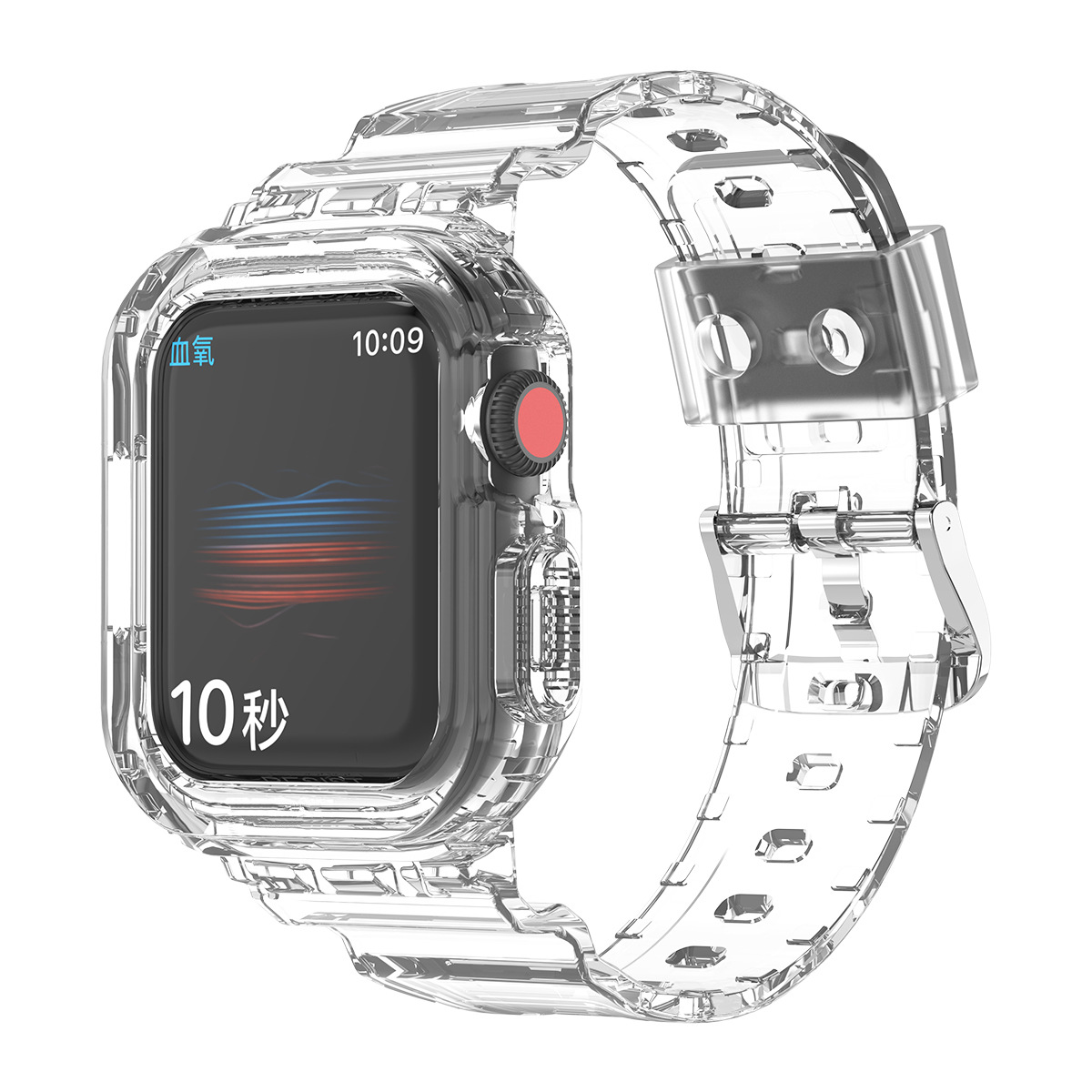 for apple watch8910 generation 42 46mm iwatch transparent glacier all-in-one strap apple strap