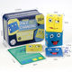 Face-changing Rubik's Cube Building Blocks Puzzle Children's Double Battle Table Game Parent-child Interactive Educational Thinking Training Toy