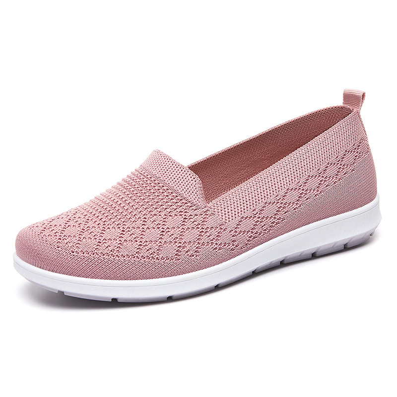 Shoes Women's Old 2025 New Foreign Trade Women's Shoes Beijing Cloth Shoes Casual Breathable Flat Shoes Soft Sole Mother Shoes